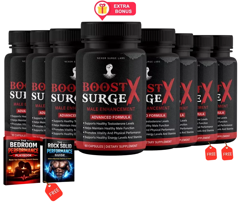 Boost Surge X 6 plus 2 free bottles most popular package